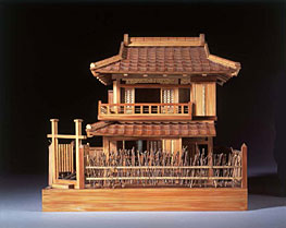 Традиционный японский дом аниме